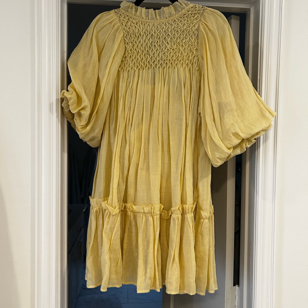 Sea New York Yellow Mini Dress